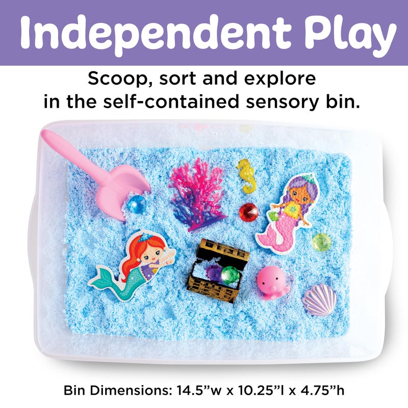 Creativity for Kids Sensory Bin: Mermaid - Mermaid Toys and Sensory Bins for Toddlers 3-4+, Sensory Box and Bin Filler, Toddler Activities and Mermaid Gifts for Girls - Image 5