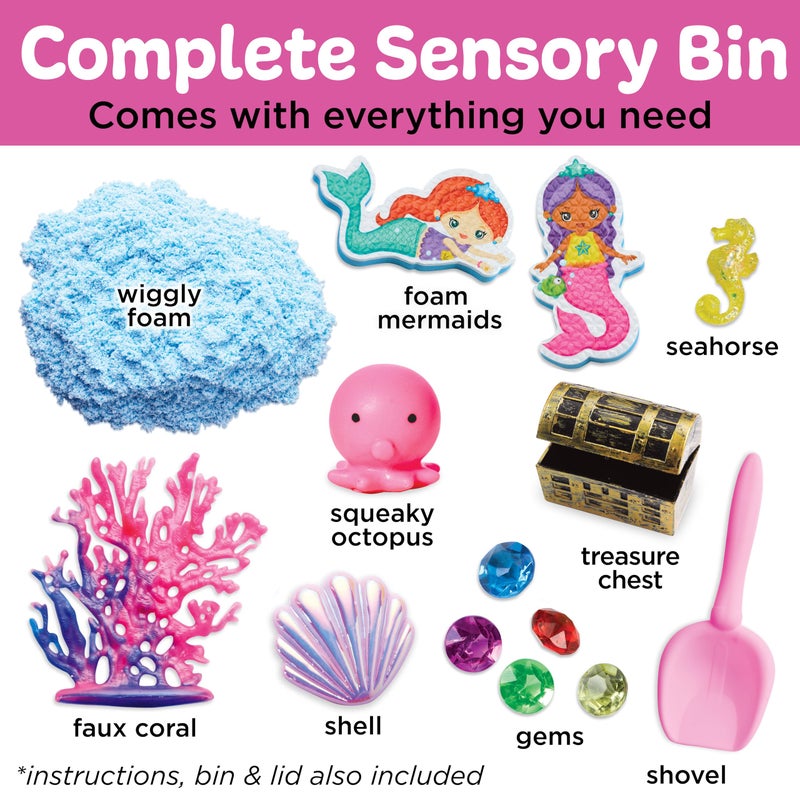 Creativity for Kids Sensory Bin: Mermaid - Mermaid Toys and Sensory Bins for Toddlers 3-4+, Sensory Box and Bin Filler, Toddler Activities and Mermaid Gifts for Girls - Image 3
