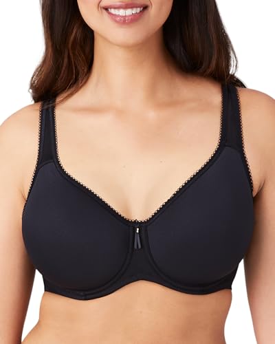 Wacoal Women's Basic Beauty Contour T-Shirt Bra, Black, 34DD - Image 5