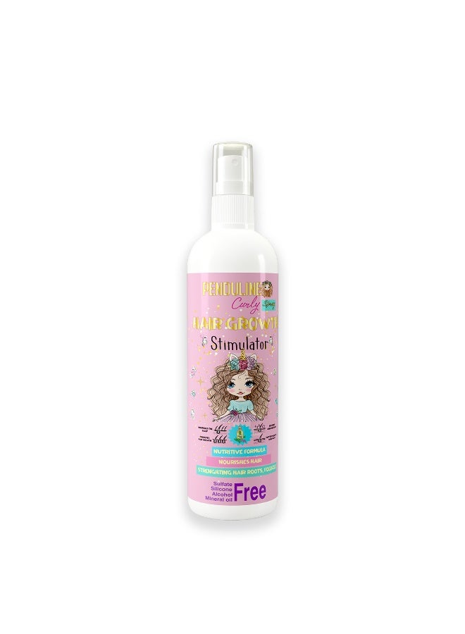PENDULINE Penduline Curly Hair Growth Stimulator | Anti-Hair Loss Spray | 250 Ml - Image 1