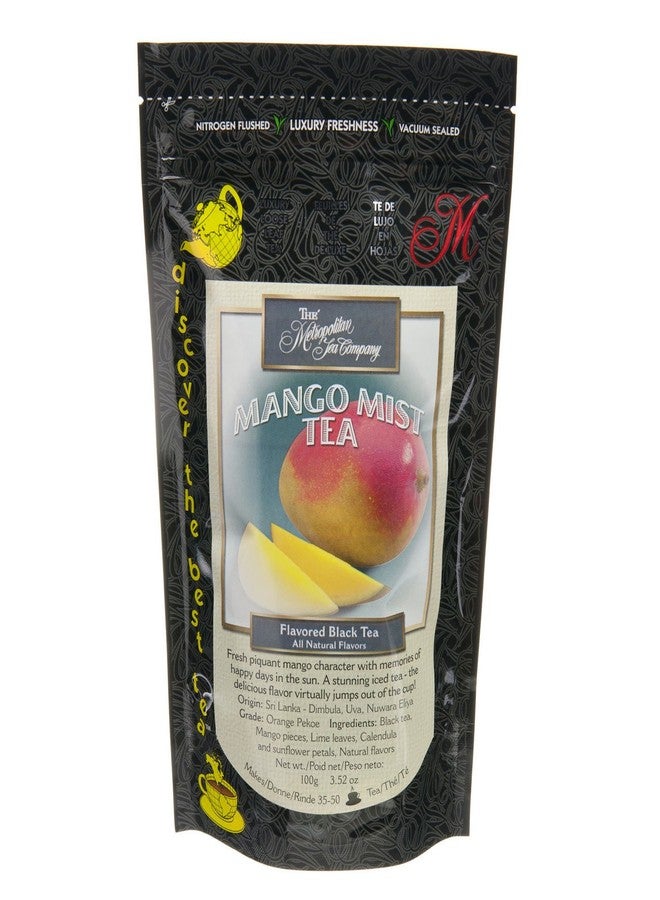 Metropolitan Tea Discovery Loose Tea Pack, Mango Mist Flavored Black, 100gm - Image 1
