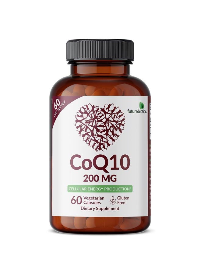 Futurebiotics CoQ10 200mg for Cellular Energy Production, 60 Vegetarian Capsules - Image 3