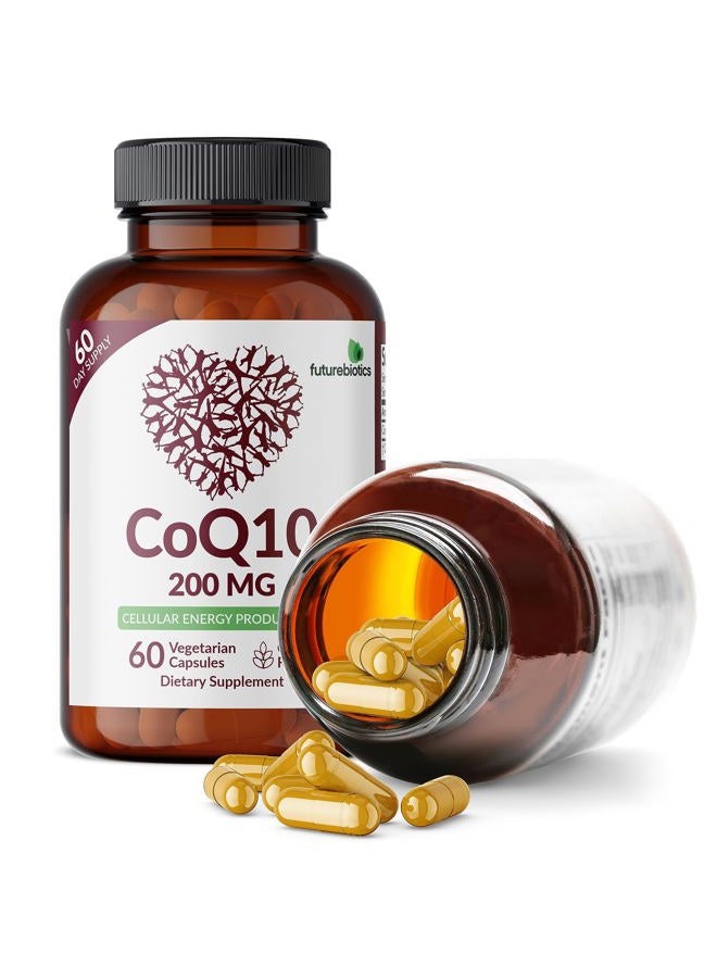 Futurebiotics CoQ10 200mg for Cellular Energy Production, 60 Vegetarian Capsules - Image 4