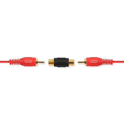 ELECTOP 10 Pack RCA Female to Female Coupler Audio Video Gold Adapter, for Phono, Speaker, RCA Cable, Amplifier - Image 5