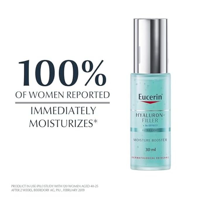 Eucerin Hyaluron Filler Anti-Aging Moisture Booster Face Gel Moisturizer with Hyaluronic Acid and Glycerin, Lightweight Formula, Plumps up Fine Lines, Immediate Hydration For All Skin Types, 30ml - Image 2