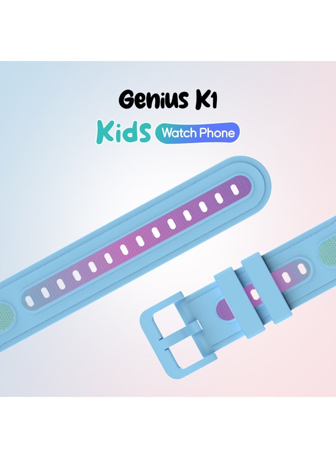 بينكو أساور متوافقة مع ساعة Benco Genius K1 Kids Smartwatch للأطفال – سوار بديل من السيليكون الناعم للأطفال - Image 2