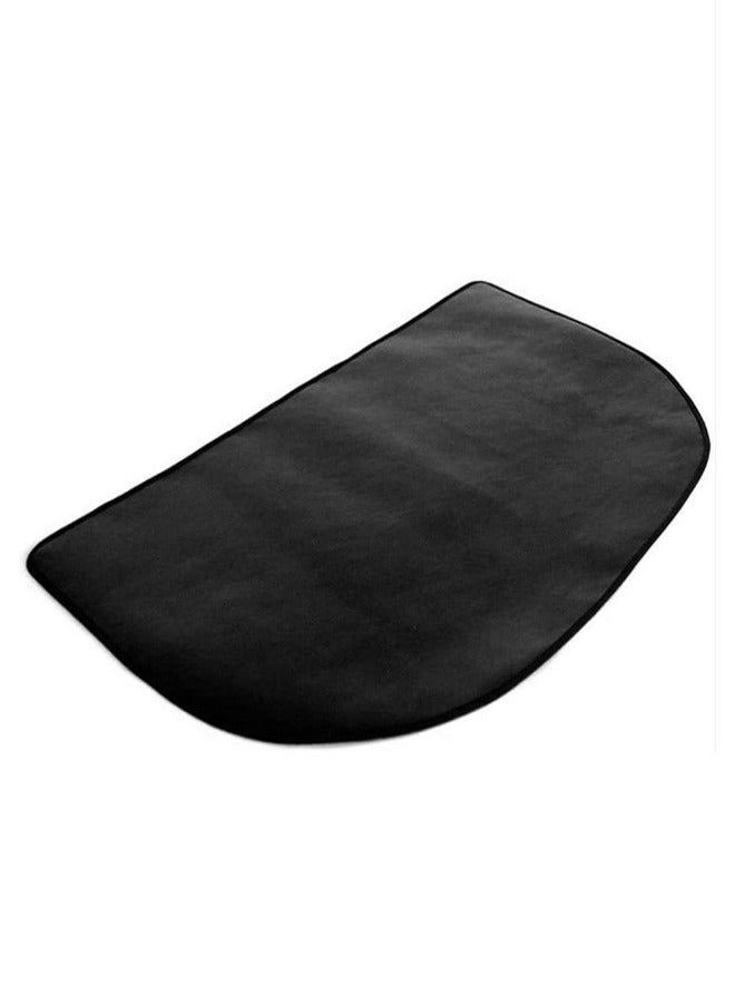 500*1000mm Carbon Fiber Fire Pit Mat Floor Protections Mat Fireplace Brazier Fireproof Blanket Home Outdoor Camping Fireproof Mat - Image 1