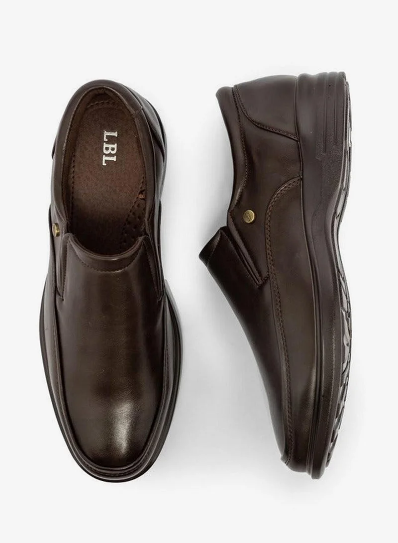 LBL By Shoexpress BROWN Solid Slip-On Loafers for Men | Best Price UAE