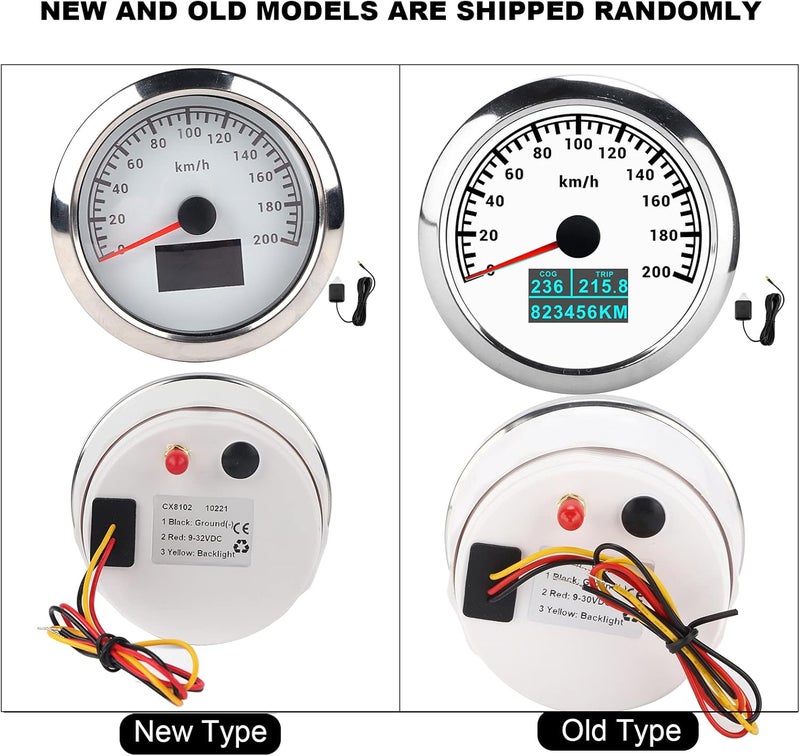 GPS Speedometer Pointer Tachometer 3in1 IP67 COG Trip Single Mileage for Car Truck Boat 9‑32V DC - Image 3