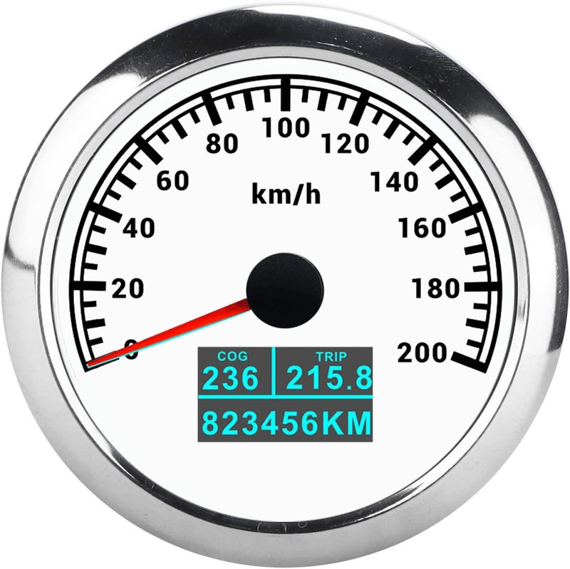 GPS Speedometer Pointer Tachometer 3in1 IP67 COG Trip Single Mileage for Car Truck Boat 9‑32V DC - Image 4