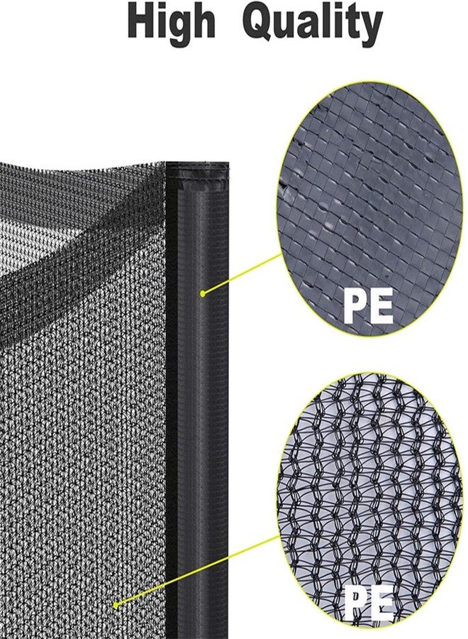 TEQIN Trampoline Enclosure Net with Zipper & Buckle, Safety Net for Most 10ft Round Frames - 6 Poles - 3.06 Meter - Image 4