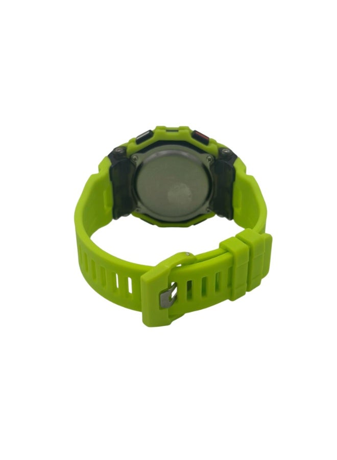 TOMI Blaze TM2020 Digital Sports Watch for Men & Unisex Neon Green Tactical Design LED Backlight Alarm Stopwatch 3ATM Water Resistant Silicone Strap Military Wrist Watch - Image 3