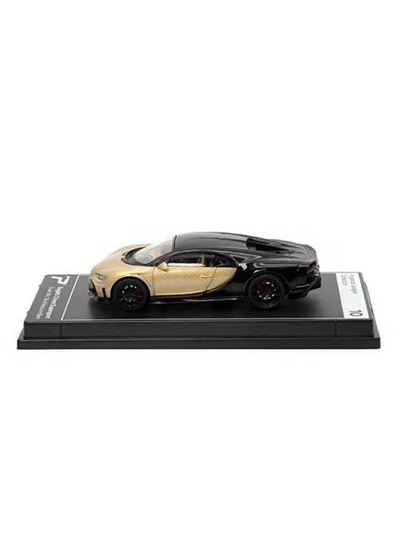 PosterCars 1:64 Scale- Bugatti Chiron Supersport (Silk & Nocturne Black) Hypercar League Collection - Image 3