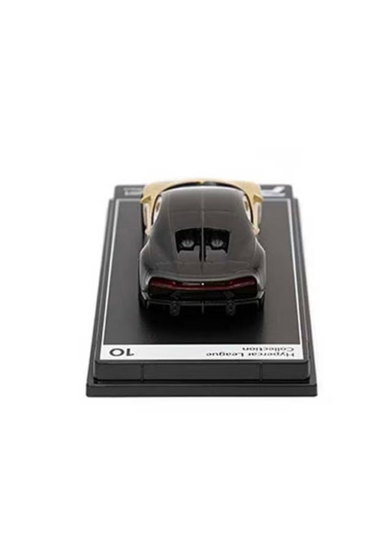 PosterCars 1:64 Scale- Bugatti Chiron Supersport (Silk & Nocturne Black) Hypercar League Collection - Image 2