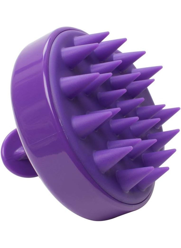 Head Kandy The Brainiac Scalp Massager/Scalp Care Brush (Purple)- Wet and Dry Shampoo Exfoliating - Removes Dandruff and Stimulates Hair Growth 