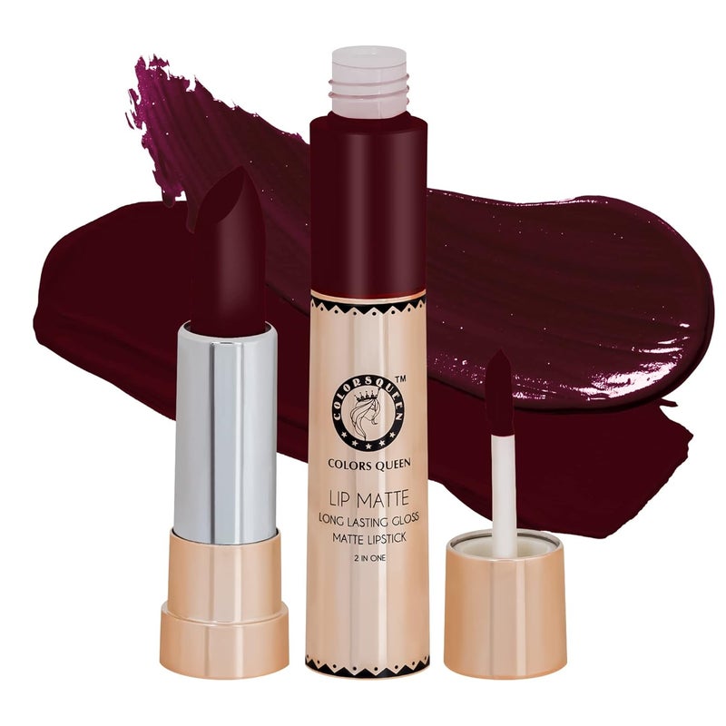 COLORS QUEEN COLORS QUEEN Lipstick Bridal Maroon Matte - Image 1