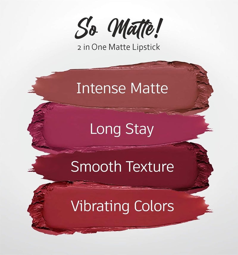 COLORS QUEEN COLORS QUEEN Lipstick Bridal Maroon Matte - Image 4
