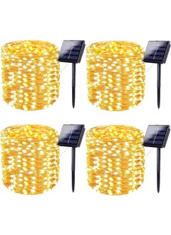 Y&D 4 Piece Outdoor Waterproof Courtyard Decoration Led Solar 12 M String Light  - Image 1