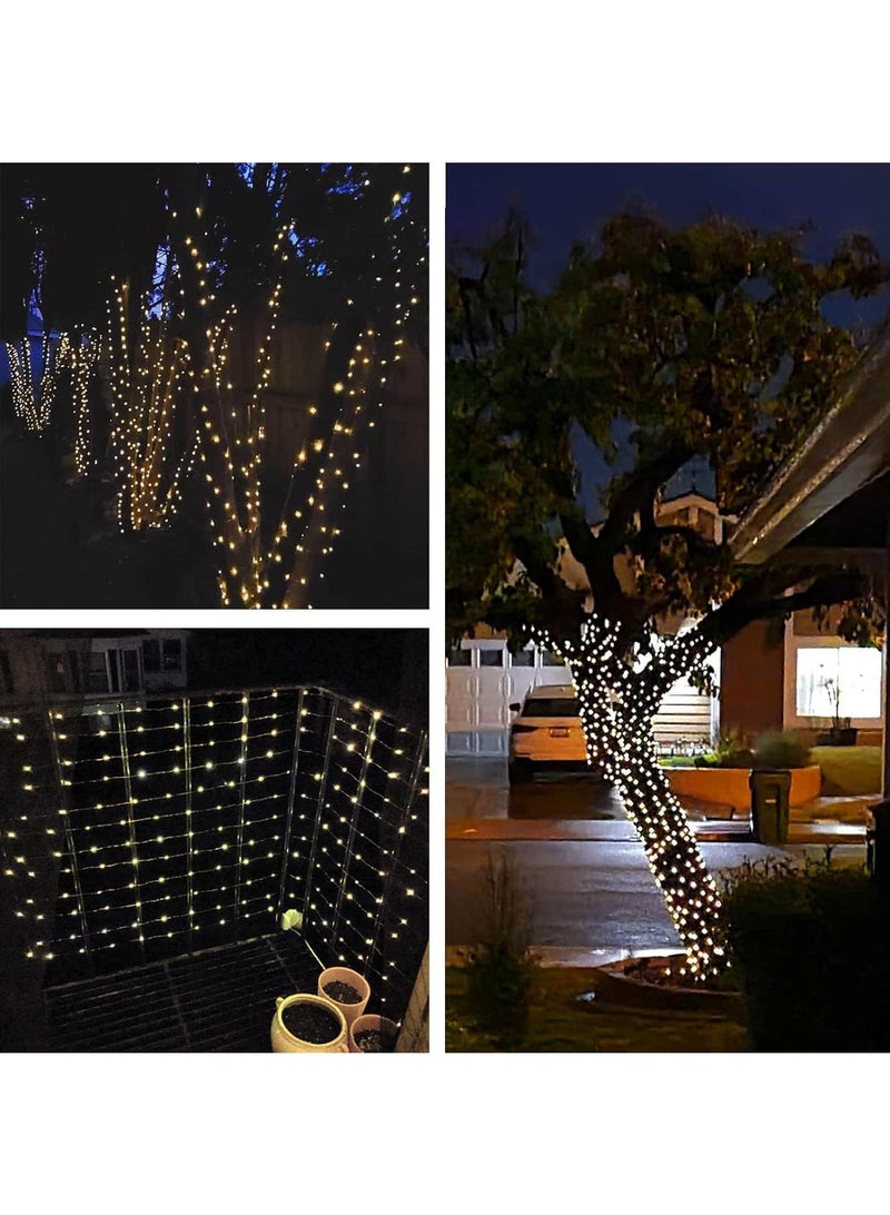 Y&D 4 قطع زينة فناء خارجية مضادة للماء مصابيح شمسية LED بطول 12 م - Image 5