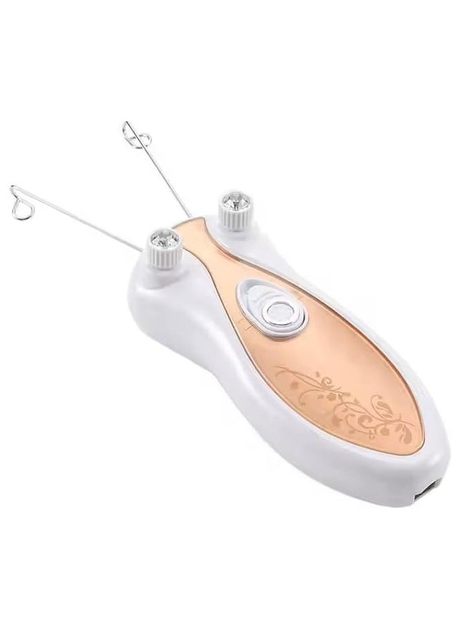 Safe and Fast Threading Hair Removal Device for Smooth Skin, Perfect for Lips, Chin, Cheeks, Knees, Toes - Portable and Gentle, MO-9040