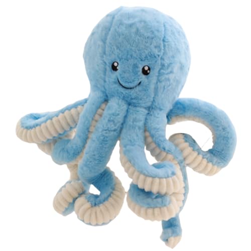 OUKEYI 157 Inches40cm Cute Octopus Stuffed Animals Octopus Plush Doll Octopus Plush Toys Play Toys for Kids Girls Boys Adults Birthday Xmas Gift Present Blue - Image 1