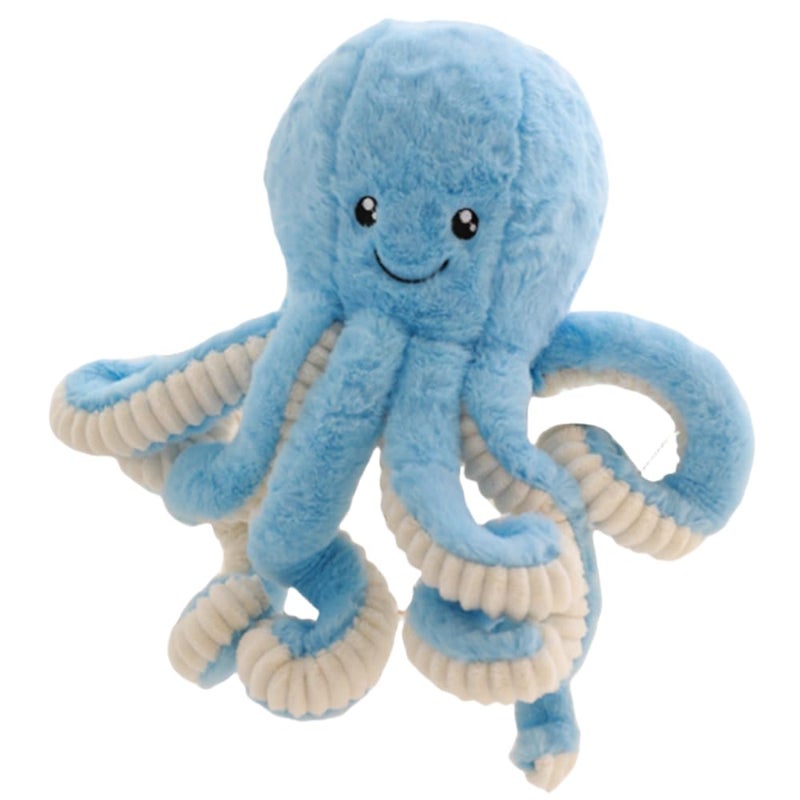 OUKEYI 157 Inches40cm Cute Octopus Stuffed Animals Octopus Plush Doll Octopus Plush Toys Play Toys for Kids Girls Boys Adults Birthday Xmas Gift Present Blue - Image 3