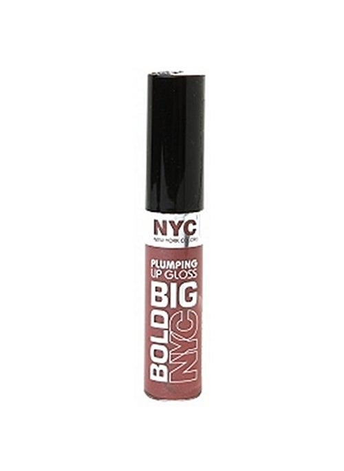 NYC N.Y.C. New York Color Big Bold Plumping and Shine Lip Gloss, Magnified Mauve, 0.39 Fluid Ounce 