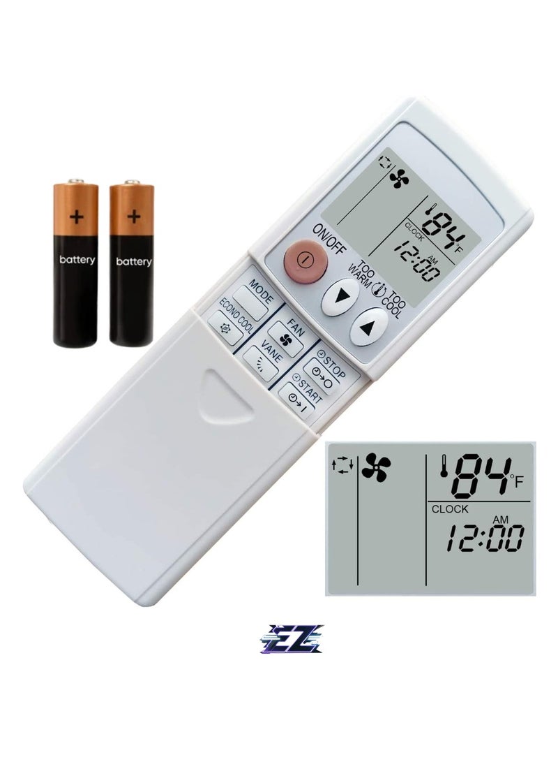 ELTRAZONE جهاز تحكم عن بُعد بديل لمكيفات الهواء من ميتسوبيشي إلكتريك (سلسلة MSZ-GE و MSY-GE) - Image 1