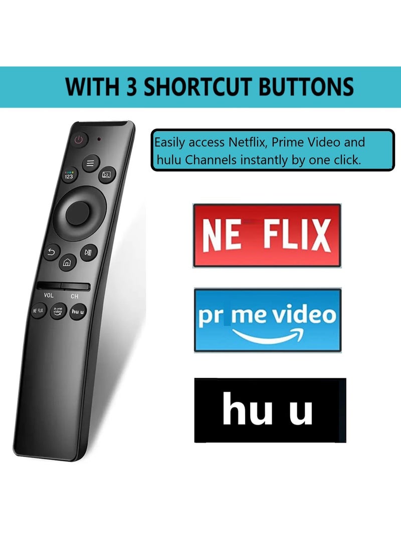 ELTRAZONE Universal Remote Control for All Samsung TV LED QLED UHD SUHD HDR LCD HDTV 4K 8K Solar Curved Smart TVs, with Shortcut Buttons for Netflix, Prime Video with battery - Image 3