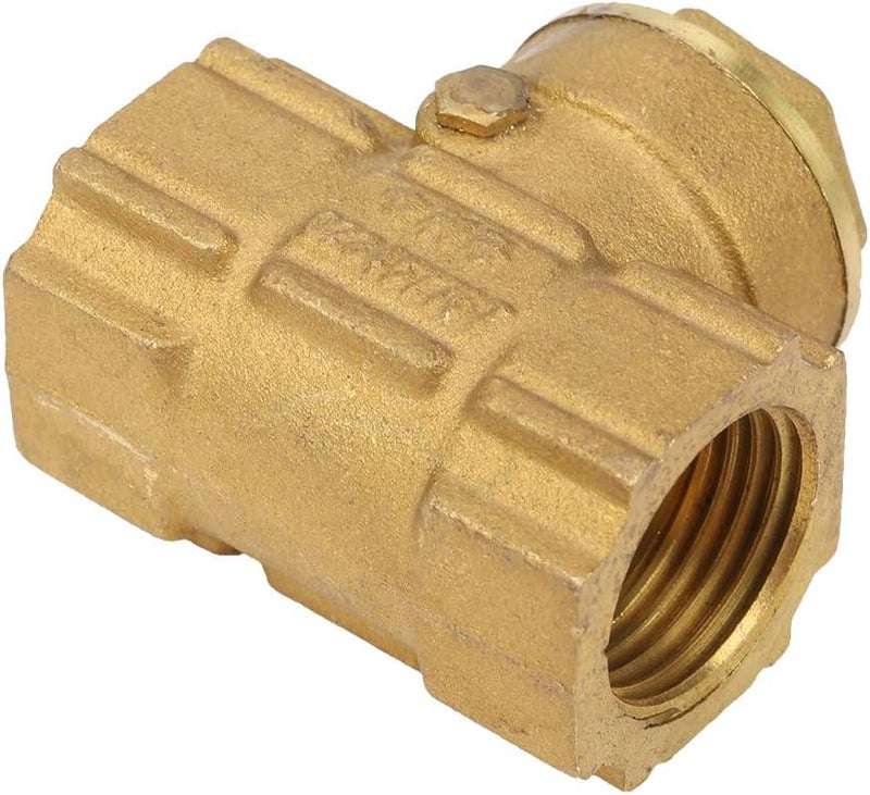DN15 Brass One Way Check Valve, Automatic Swing Valve for Water Oil Acidic Media - Durable Construction, Leak Prevention, Ideal for Pipeline Systems - Image 3