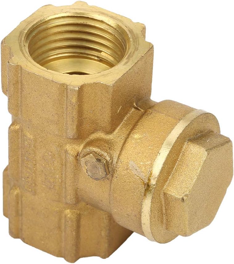 DN15 Brass One Way Check Valve, Automatic Swing Valve for Water Oil Acidic Media - Durable Construction, Leak Prevention, Ideal for Pipeline Systems - Image 2