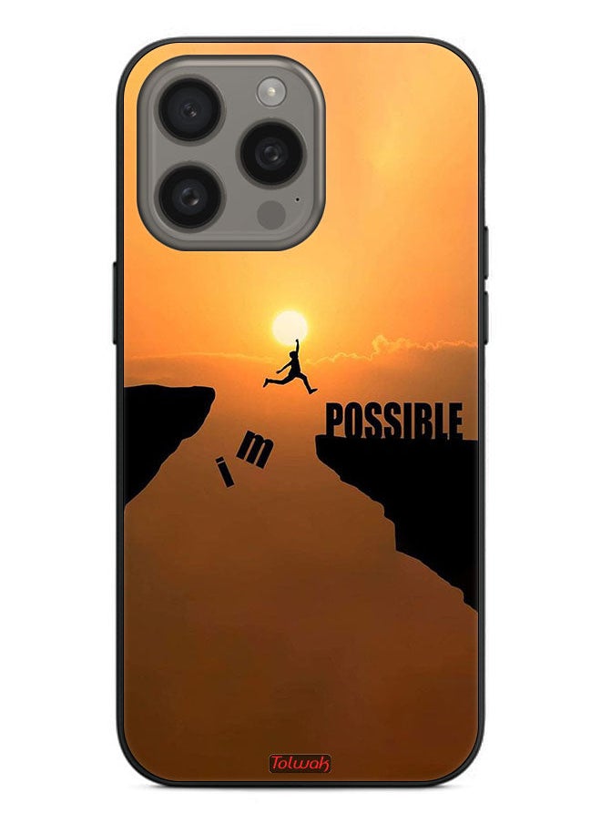 Apple iPhone 15 Pro Max Protective Case Cover I Am Possible