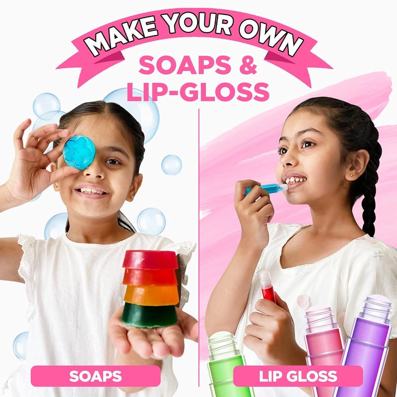 Einstein Box Ultimate Spa Science Kit for Girls Aged 8-10-12-14| Birthday & Rakhi Gift Ideas with Face Mask & Lip Gloss Making | STEM Projects for 8-14 Year Olds | Gift Ideas for Girls | - Image 2
