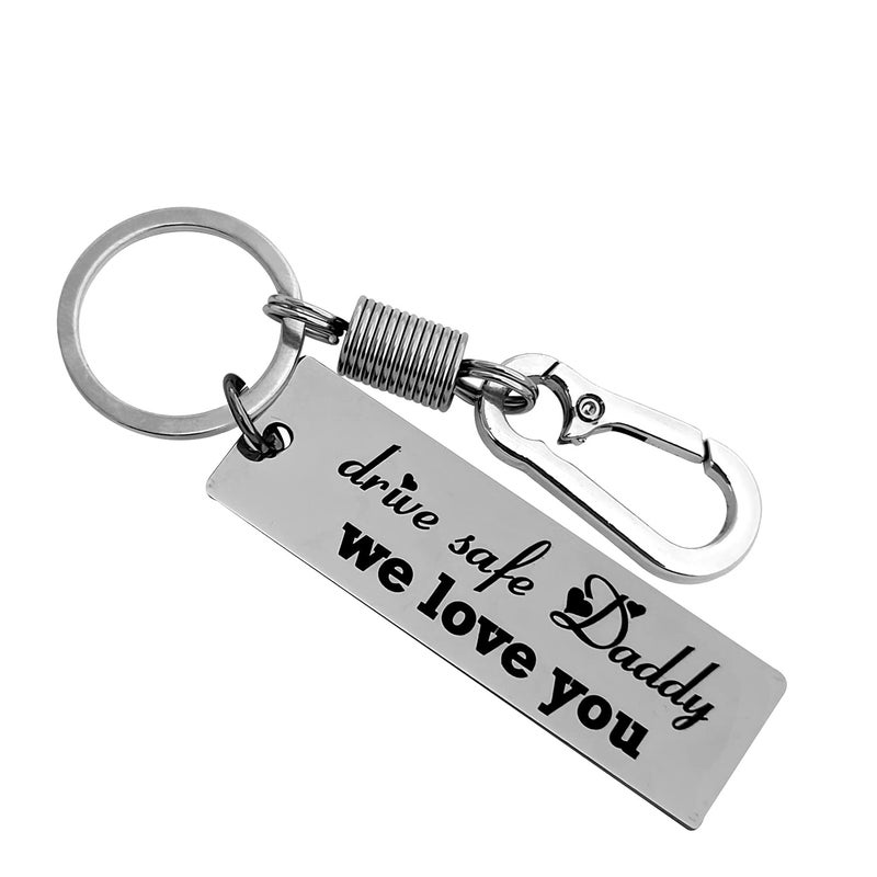 BAMALI Customize Galaxy Laser Engrave Drive Safe Keychain Gifts for Husband Boyfriend Valentine Friendship Day Anniversary New car Gifts Birthday Key Chain for Love - Image 1