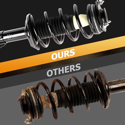 ASAPE 2PCS Front Complete Struts Assembly w/Coil Spring Shock Absorber Fit for 2006 2007 2008 2009 2010 2011 for Honda Civic 2006 2007 2008 2009 2010 2011 for Acura CSX Replace OE 182286 182287 - Image 4