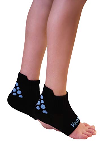 KidSole RX Gel Sports Sock for Kids with Heel Pain and Sensitivity from Severs Disease (Teen Size 7.5-9, Black) - Image 4