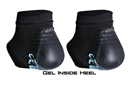 KidSole RX Gel Sports Sock for Kids with Heel Pain and Sensitivity from Severs Disease (Teen Size 7.5-9, Black) - Image 5