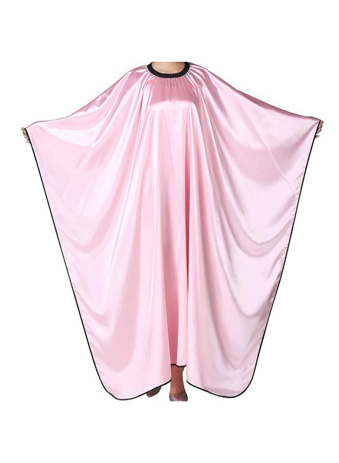 Iusmnur Barber Cape, Professional Hair Salon Cape with Adjustable Metal Clip, Shampoo Hair Cutting Cape for Barbers and Stylists - 55 x 63 inches (Pink) - Image 1