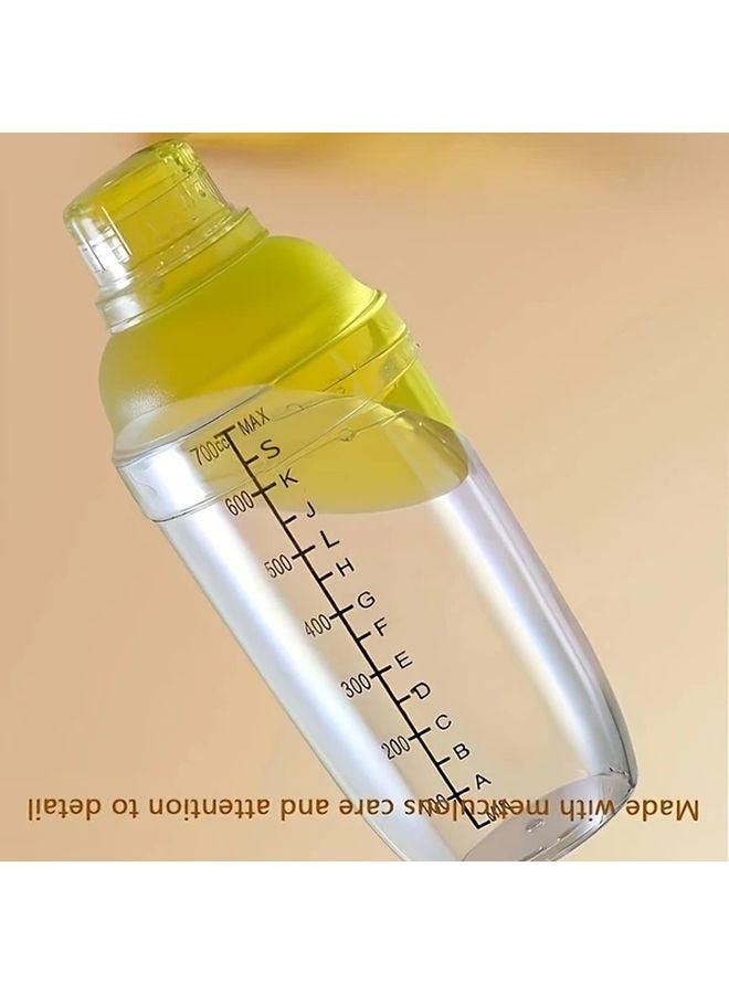 700ML Hand Shake Shaker Cup Manual Cocktail Mixer Homemade Milk Tea Set - Image 1