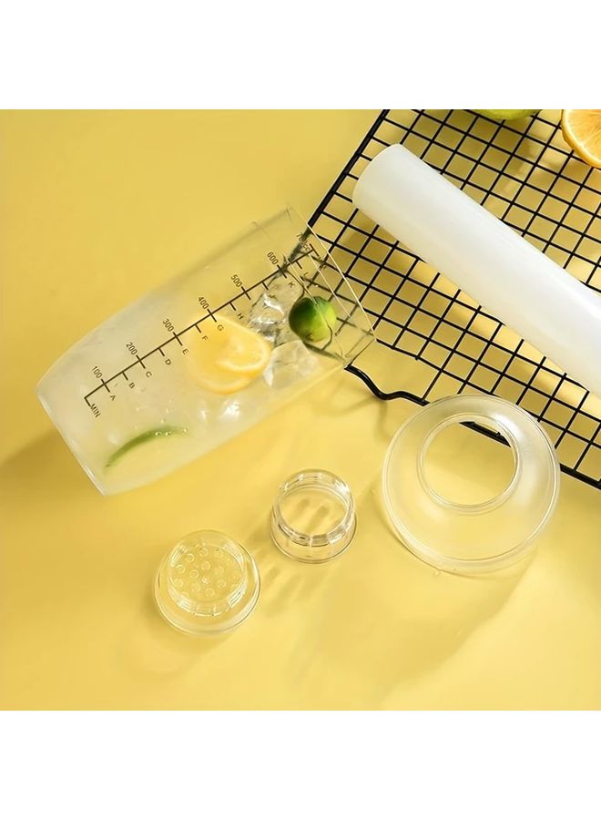 700ML Hand Shake Shaker Cup Manual Cocktail Mixer Homemade Milk Tea Set - Image 5