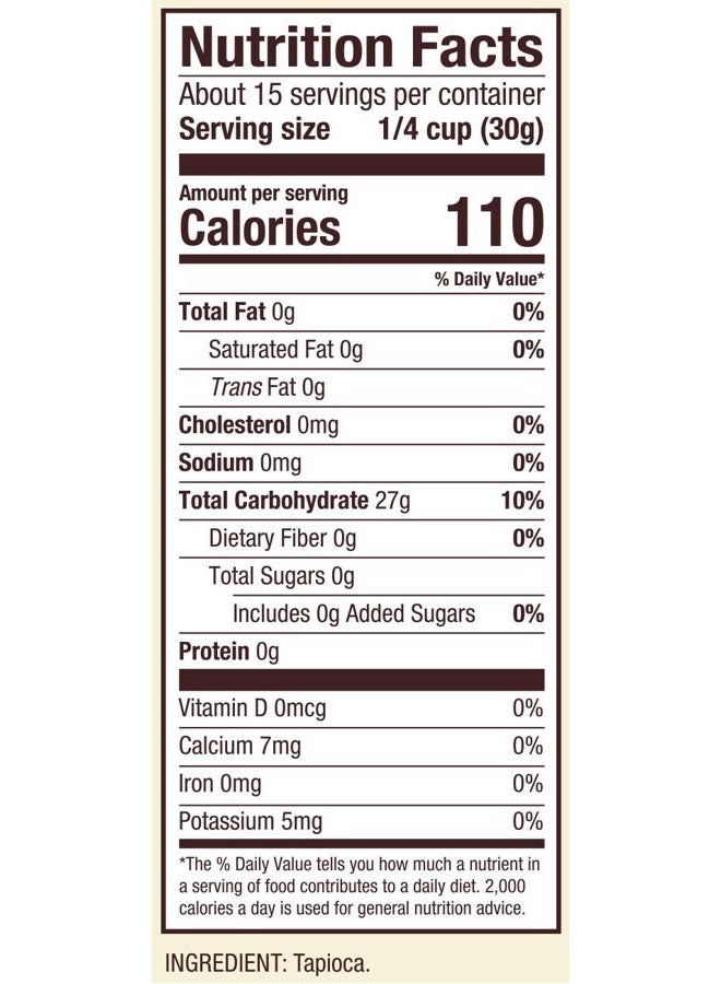 Bob's Red Mill دقيق التابيوكا، 16 أونصة (عبوة من 1) - غير معدّل وراثياً، نباتي، مناسب للباليو، كوشير - Image 5