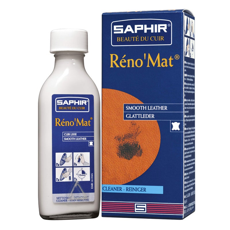 Saphir RenoMat Leather Cleaner, Conditioner and Stain Remover - 100mL - Image 1