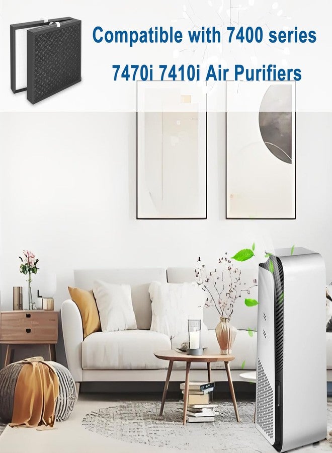 Slirceods 7400 series H13 Filter Replacement Compatible with Blueair 7400 Home Air Purifiers,7470i Air Purifiers and 7410i Air Smart Filter - Image 4
