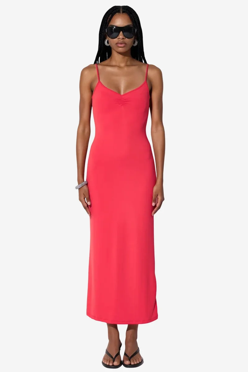 BUSEM Sleeveless midi slip dress