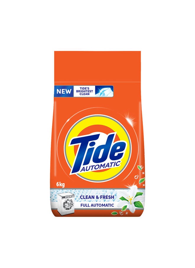 Tide Automatic Powder Detergent Clean & Fresh - 6 kilogram 