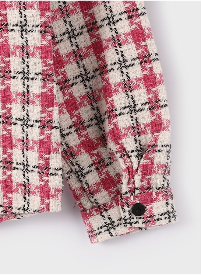 LC WAIKIKI Plaid Long Sleeve Girl Shirt  - Image 3