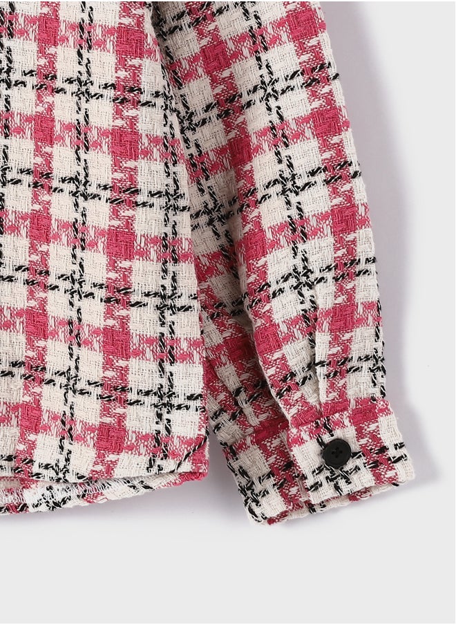 LC WAIKIKI Plaid Long Sleeve Girl Shirt  - Image 4