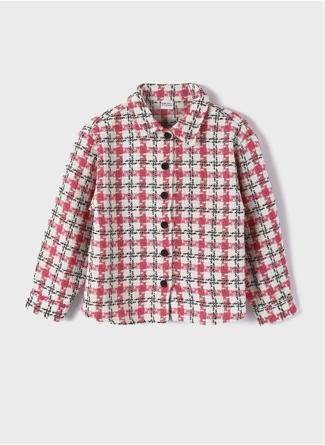 LC WAIKIKI Plaid Long Sleeve Girl Shirt  - Image 2