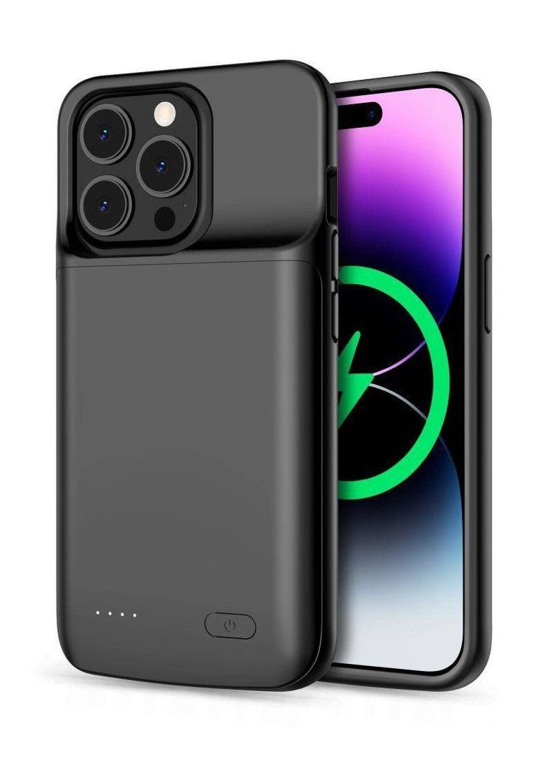 Service Zone Protective Wireless Power Case 5000mAh For iPhone 12 Pro Max/ 13 Pro Max/ 14 Pro Max/ 14 Plus  - Image 1