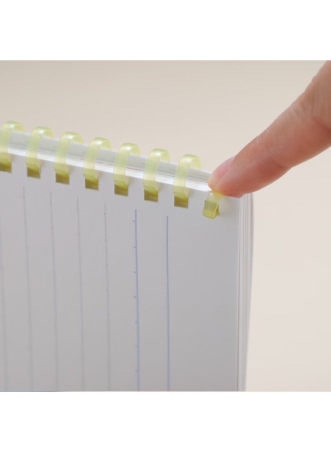 Kokuyo (kokuyo) Campus Soft Ring Notebook 8mm Dotted Line A5/80 Pages Yellow Wcn-csr3815-5 - Image 3